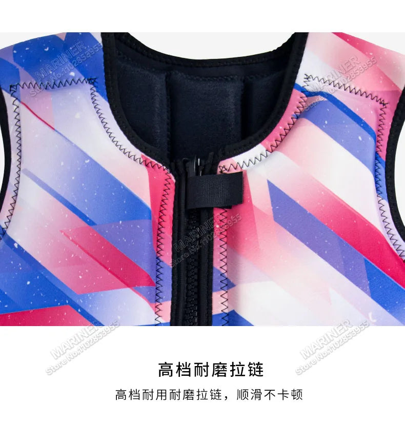 Wakesurf Comp Vest CE Approved Neoprene Life Jacket Premium Quality Impact Vest But Great for All Other Watersports Activities