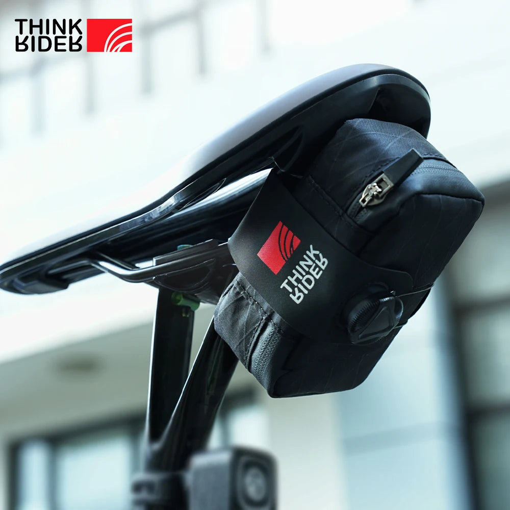 ThinkRider Bicycle Saddle Bag 0.5L Mini Portable Tail Bag MTB Road Bike Tool kit Repair Bag Reflective Cycling Accessori