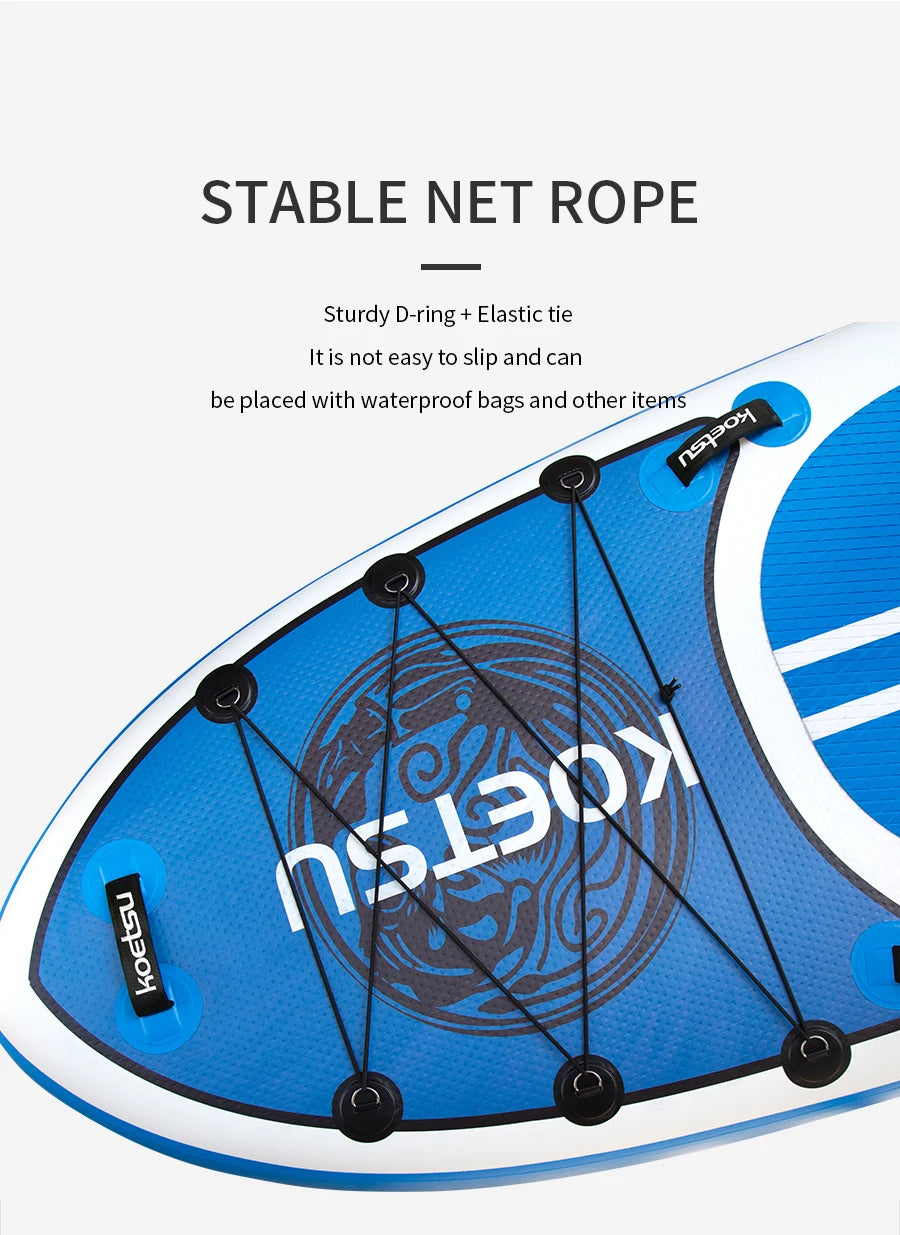 KOETSU Sup Paddle Board Kayak Backpack Inflatable Boat sapboardS Wideboard Body Surfboard Stand Up Paddle Sup Swimming Board