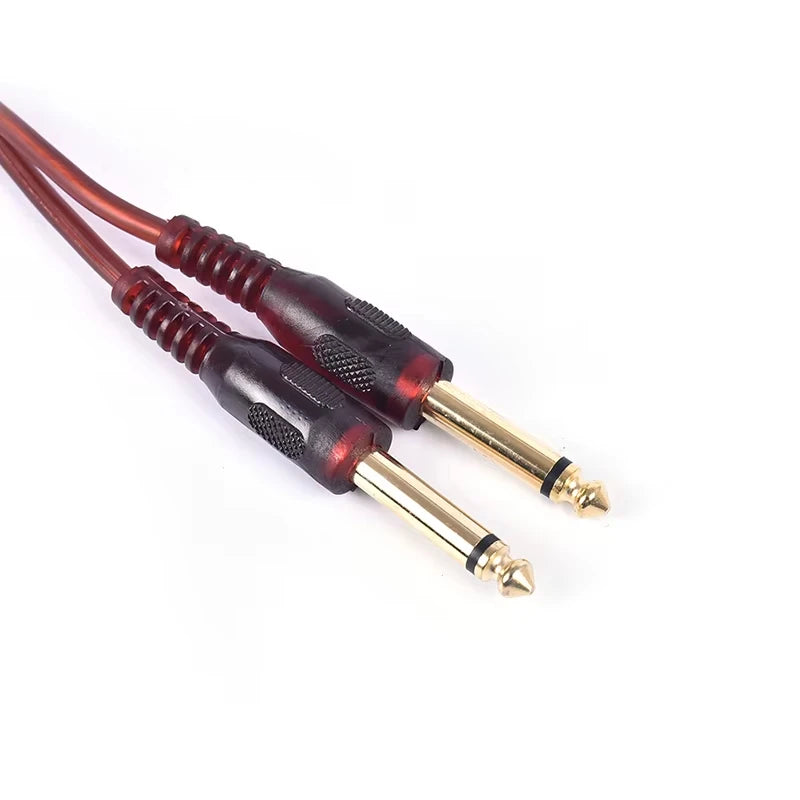 Miwayer Pro Studio Audio Cable 5/10/16/32ft | Dual Gold-Plated RCA (M) to Dual 1/4" TRS (M) | Balanced Signal | OFC Shielded