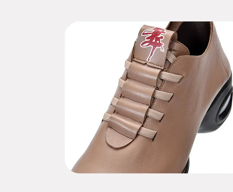 Dancing Shoes For Women Sports Feature Modern Dance Jazz Shoes Soft Outsole Breath Dance Shoes Female Waltz Sneakers