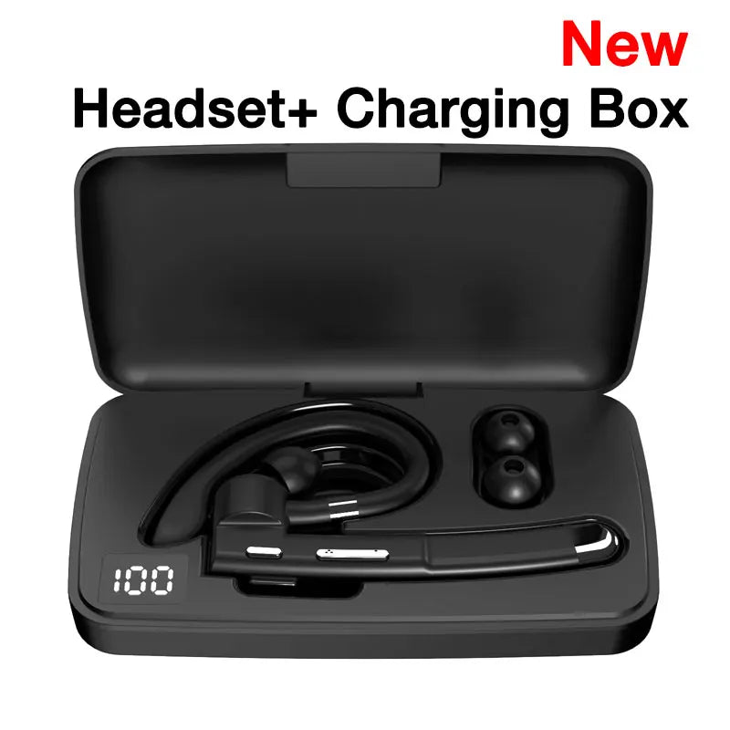 EARDECO Business Bluetooth Earphones Headset Hearing Aids Wireless Headphones with Microphone Auriculares Handsfree Earphone