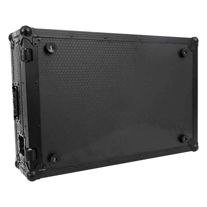 Black DJ Flight Case DDJ-FLX10 With Laptop Platform &amp; Wheels Flight Case