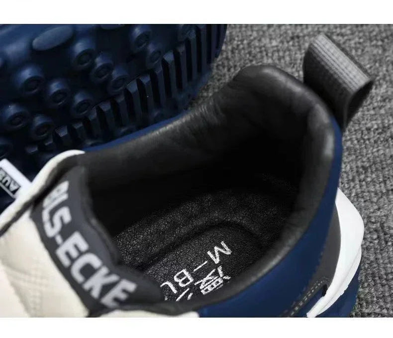 Thick Sole Mens Sneakers Fashion Man Shoe Versatile Vulcanized Shoe Lace Up Outdoor Running Shoes Anti-slip Zapatillas De Hombre