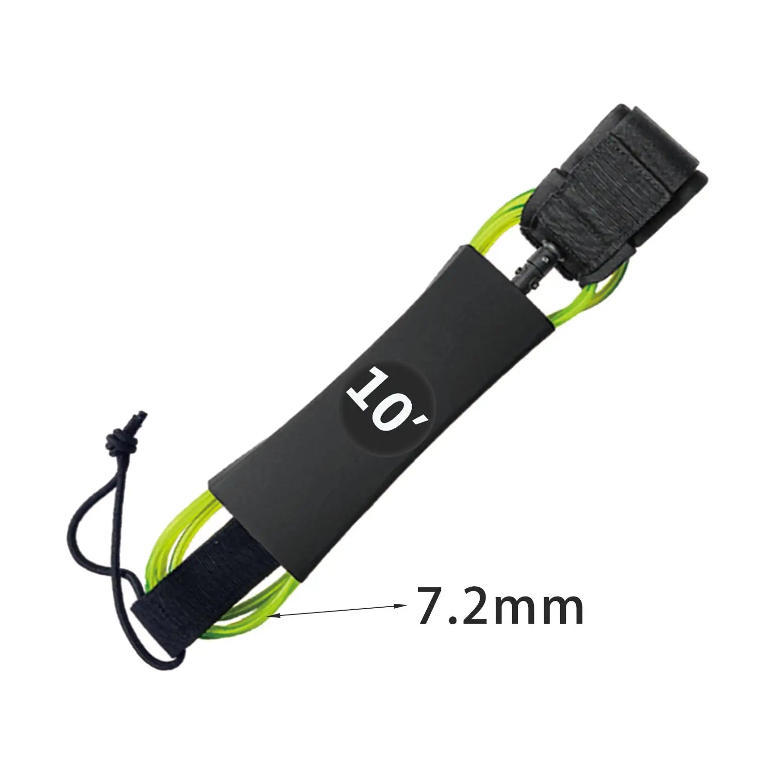 6/7/8/9/10ft Surfboard Leash Surfing Leash Paddleboard Ankle Strap Cuff Cord Elastic Cord Secure Tether Rope for Water Sports