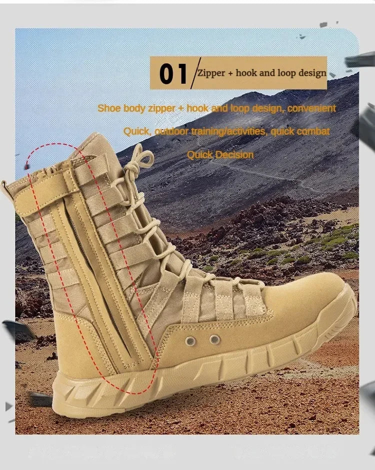 Sport shoes Green Desert Brown Boot Lightweight Training Boots Hiking Boots for Man Male shoes Bota Tenis Masculino Zapatillas