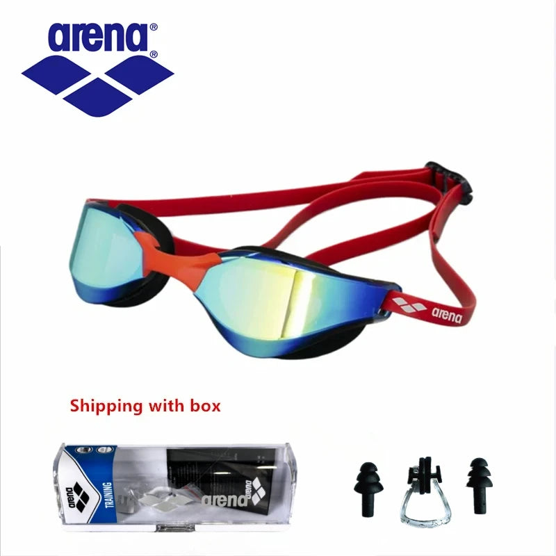 ARENA professional racing goggles high-definition waterproof and anti fog UV400 competition training swimming goggles