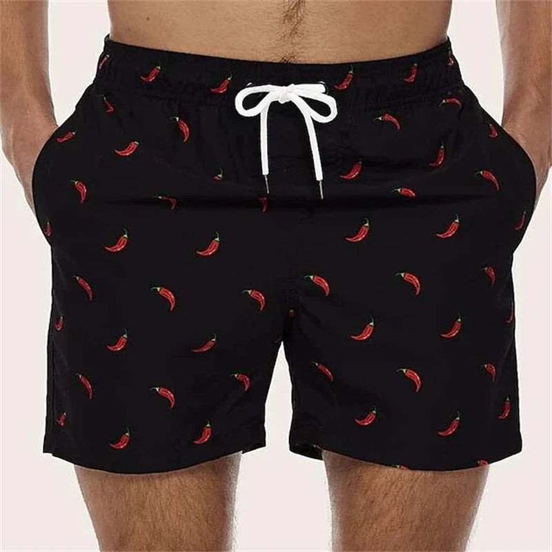 Men Beach Shorts 3D Print Summer Swimwear For Men Fashion Casual Male Swimming Trunks Quick Dry Man Surf Board Shorts Beachwear