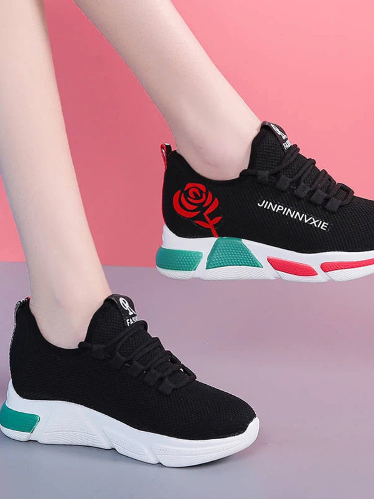 Shoes Sports casual  for Women Outdoor Tennis Shoes Lightweight Non-slip Breathable Sneakers Soft Walking Shoes Zapatillas Mujer