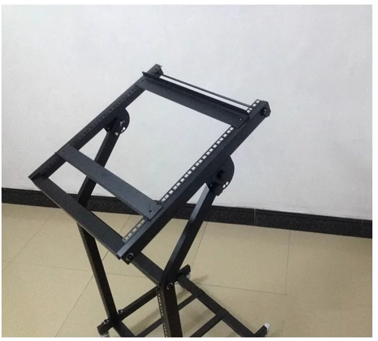 Professional DJ Equipment Mixer Stand Amplifier Stand Rack Roller mobile audio device