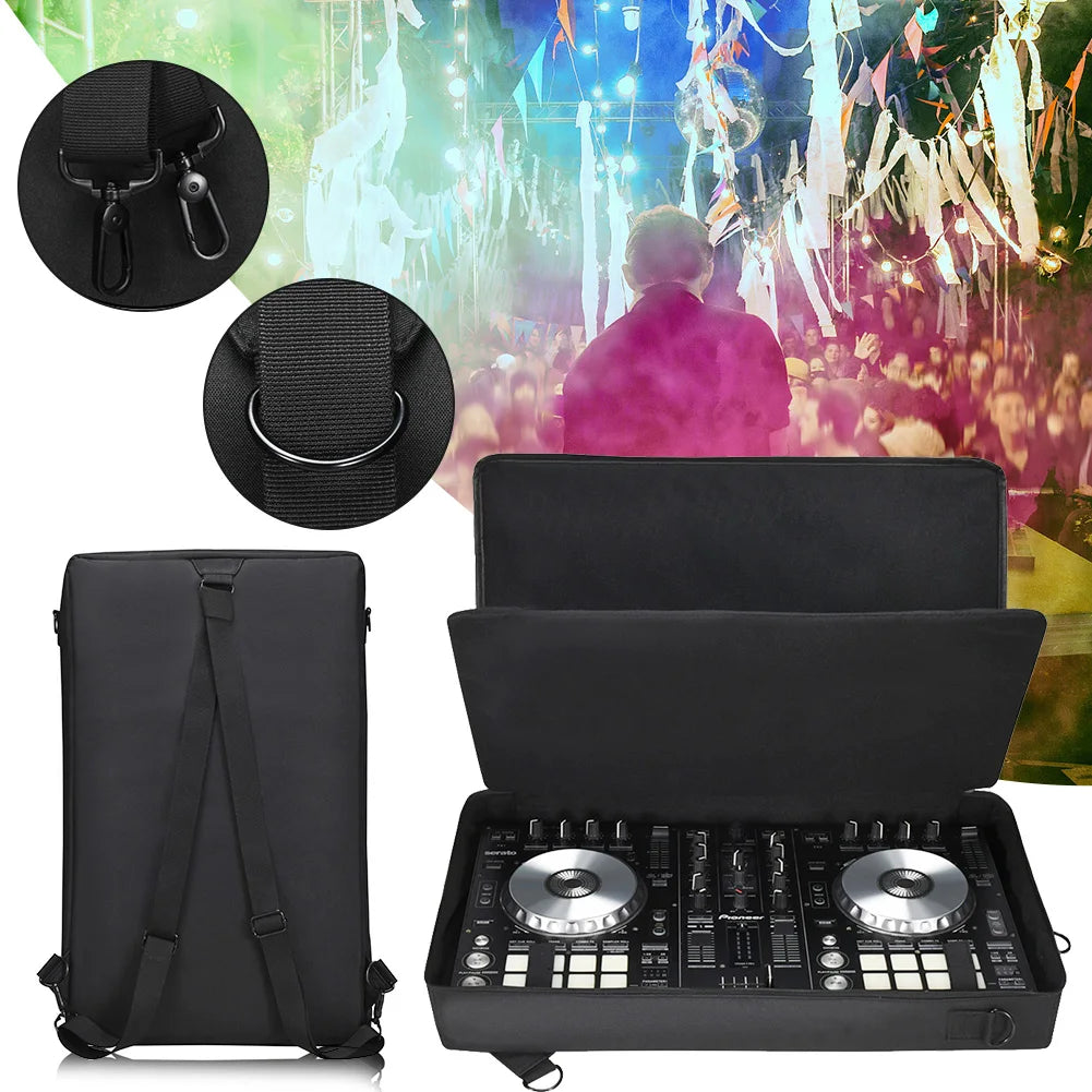 DJ Controller Shoulder Bag Adjustable Shoulder Strap Travel Protective Bag DJ Gig Bag for Pioneer DDJ- SR2 2023/ DDJ- SR 1st Gen