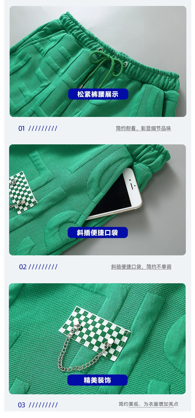 New Fashion knitted Shorts Men Comfortable Elastic Waist Clothing Male Breathable Short Trousers plus size