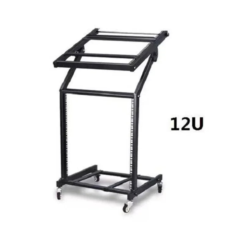 Professional DJ Equipment Mixer Stand Amplifier Stand Rack Roller Mobile Audio Device
