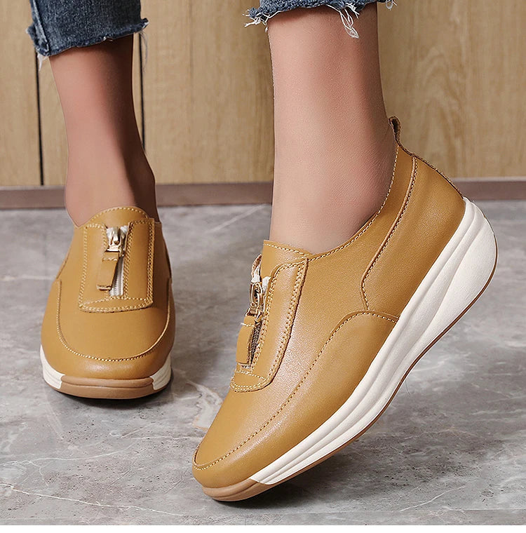 Women's Sports Shoes 2025 New White Shoes Woman Flats Casual Shoes Zapatillas De Mujer Flat Sneakers Casual Footwear Women