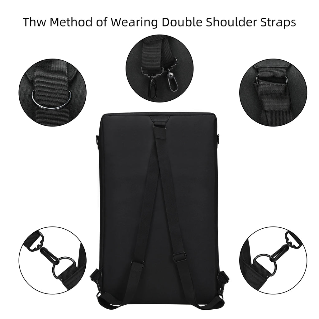 DJ Controller Shoulder Bag Adjustable Shoulder Strap Travel Protective Bag DJ Gig Bag for Pioneer DDJ- SR2 2023/ DDJ- SR 1st Gen