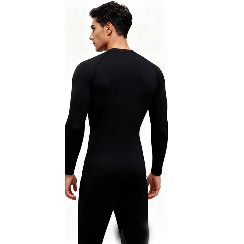 2026 Trendy Men's Sports And Leisure Surfing Sunscreen Diving Suit Anti Friction  Tight Fitting Long Sleeved  Resistant Swimsuit