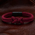 New Unique Handmade Men Bracelet 6 Colors Available A Grade 4mm String Wish Fabric Wrap Braslet Bangle Lucky Red Thread Braclet