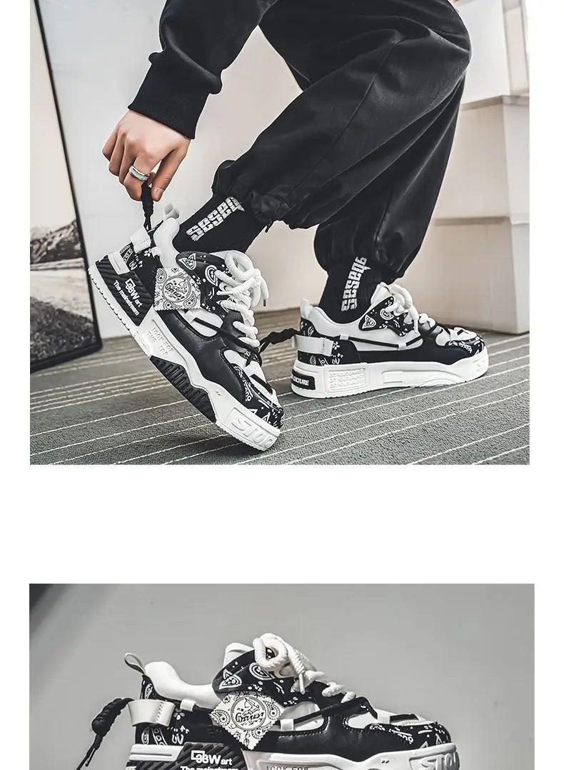 Men's Sneakers Trendy Skateboard Shoes Autumn New Casual Shoes Designer Platform Running Shoes for Men Tennis Zapatillas Hombre