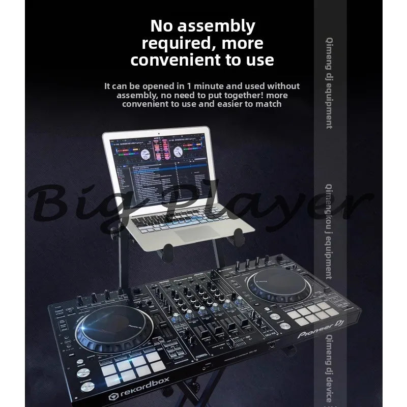 DJ Player Digital Controller Stand DJ Air Case Flight Stand Keyboard Piano X-Type Double Wind Instrument Stand