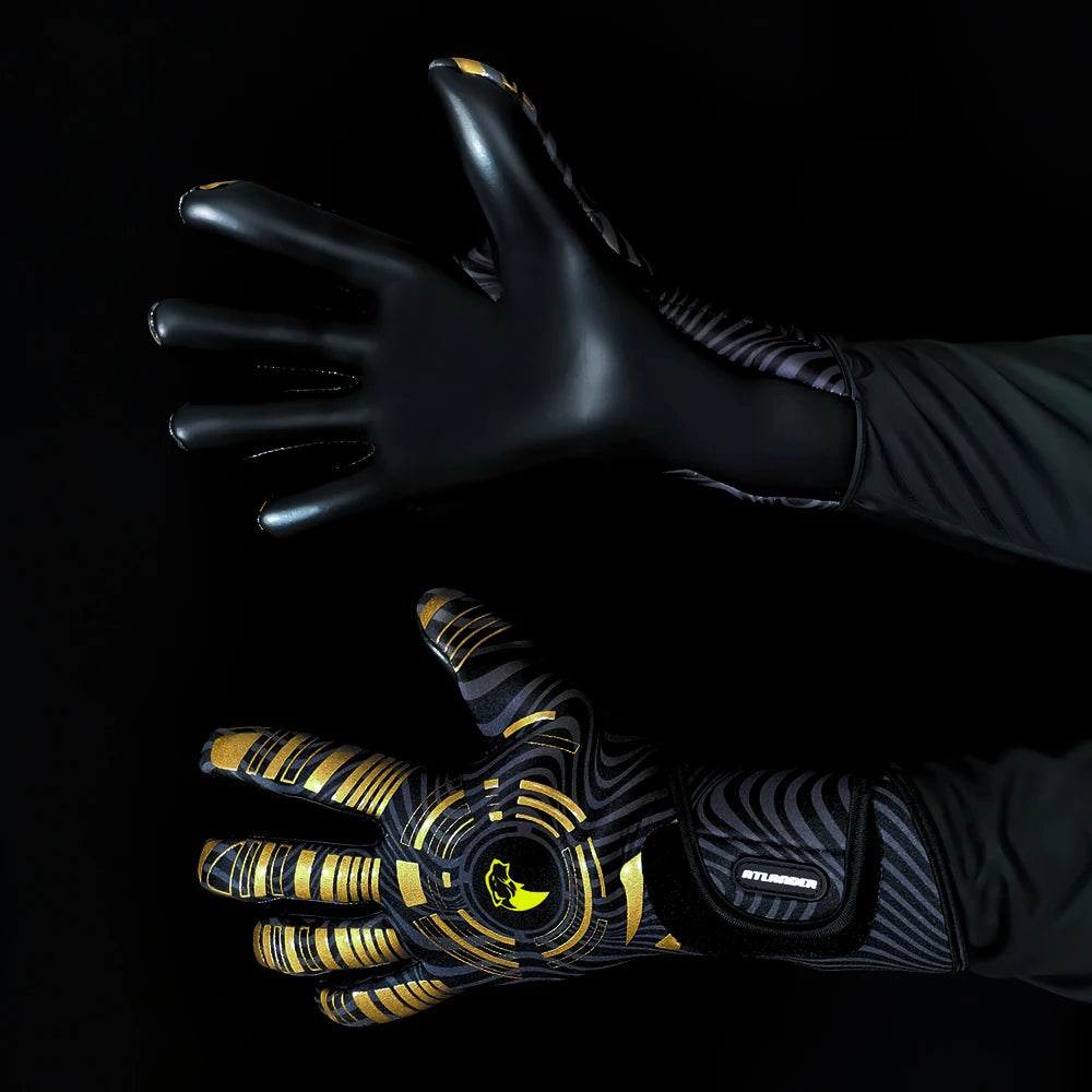 Adults Children Football Goalkeeper Gloves Latex Wear-resistant Sports Gloves Professional Match Anti-slip Soccer Goalie Gloves