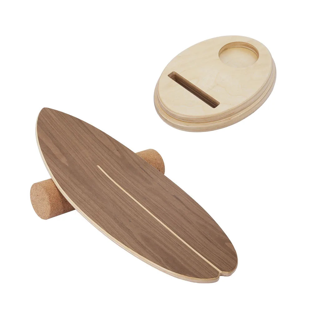 Maple Body Balance Board 78x30x1.5cm Home Indoor Land Surf Skate Surfboard Set Yoga Fitness Core Exercise Tools Pedal Sports