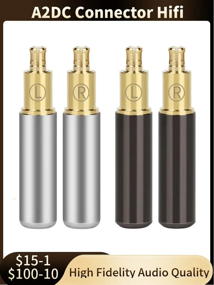 HIFI A2DC Connector Earphone Plug Consumer Electronics Beryllium Copper For ATH ESW750 770H 990H ADX5000 MSR7B Headset
