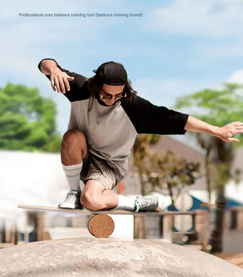 Maple Body Balance Board 78x30x1.5cm Home Indoor Land Surf Skate Surfboard Set Yoga Fitness Core Exercise Tools Pedal Sports