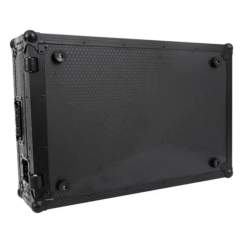 Black DJ Flight Case DDJ-FLX10 With Laptop Platform &amp; Wheels Flight Case
