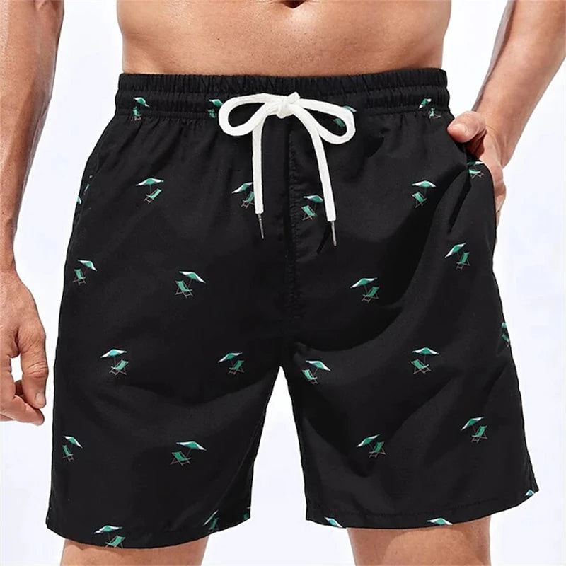 Men Beach Shorts 3D Print Summer Swimwear For Men Fashion Casual Male Swimming Trunks Quick Dry Man Surf Board Shorts Beachwear