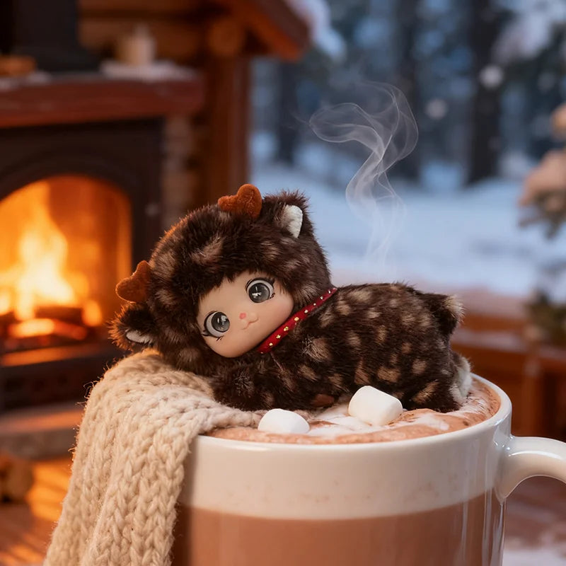 Cute Random Pattern Plush Toy Animal Rabbit Stripe Cat Vinyl-Plush Toys Giant Panda Lying Posture Animal Birthday Xmas Gifts