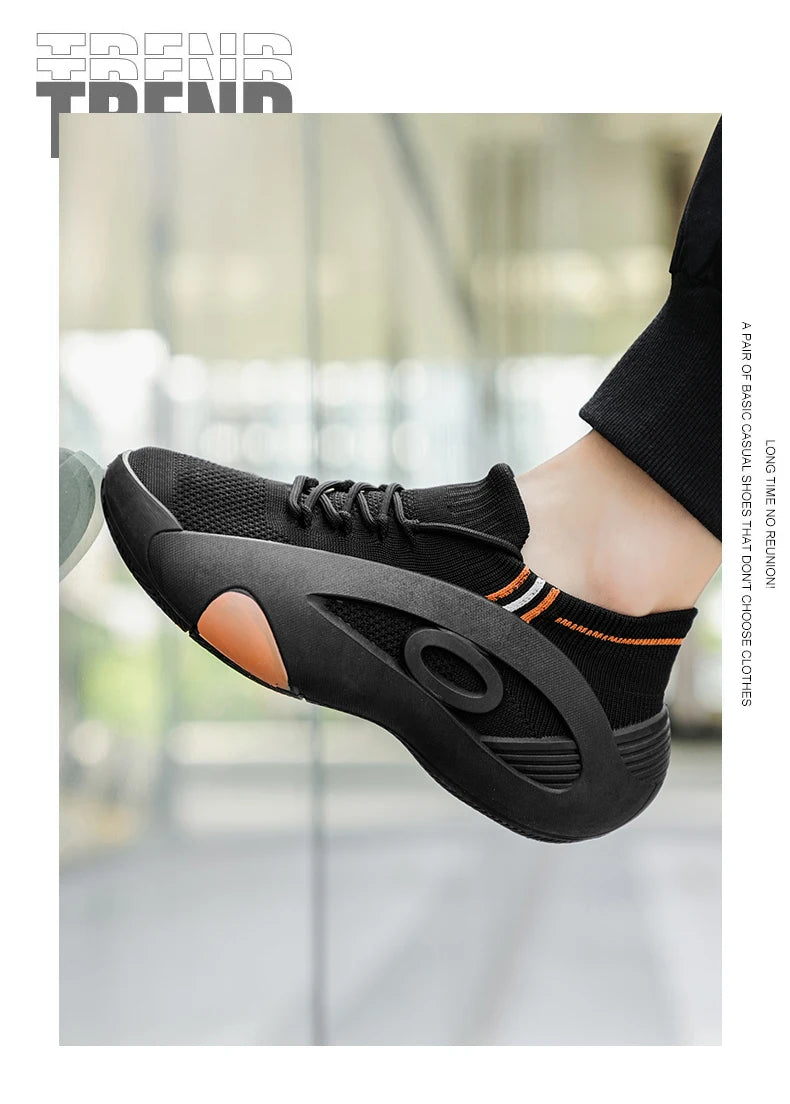 2025 New Men's Basketball Shoes Are Wear-resistant, Anti-slip, Casual Sports Shoes, Lightweight and Breathable Mesh Shoes