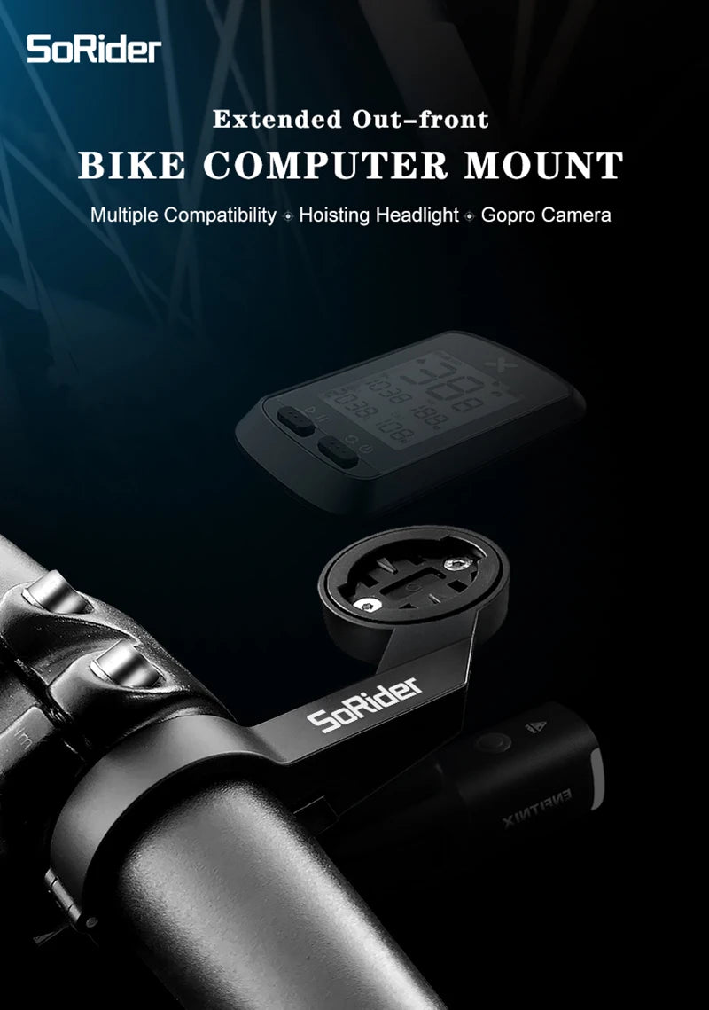 XOSS Vortex Speed ​​Cadence Sensor X2 Heart Rate Monitor S1 Bike Computer GPS Mount For GARMIN iGPSPORT BSC100s Bryton G2 plus G+