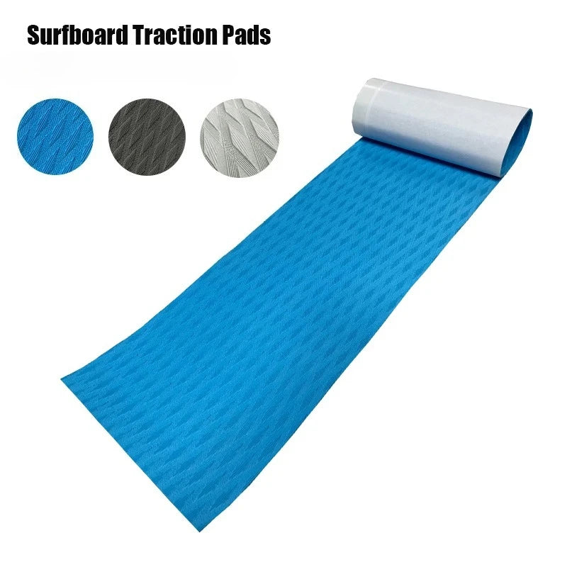 115*31cm Surfboard Traction Pads EVA Foam Non Slip Diamond Grip Mat Kayak Skateboard Skimboard Trimmable Sheet Motorboat Stair