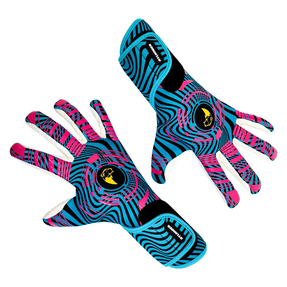 Adults Children Football Goalkeeper Gloves Latex Wear-resistant Sports Gloves Professional Match Anti-slip Soccer Goalie Gloves