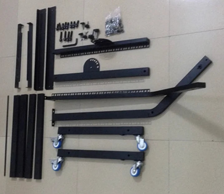 Professional DJ Equipment Mixer Stand Amplifier Stand Rack Roller mobile audio device