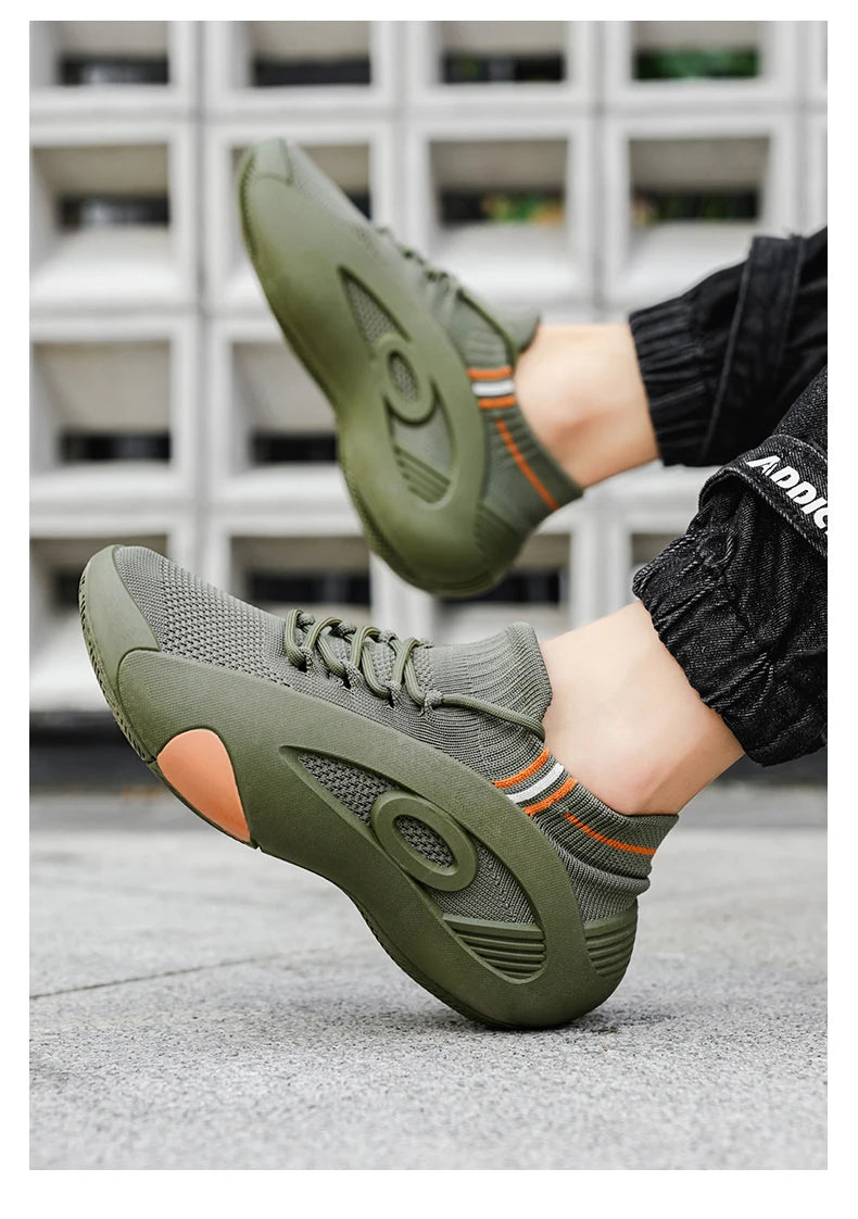 2025 New Men's Basketball Shoes Are Wear-resistant, Anti-slip, Casual Sports Shoes, Lightweight and Breathable Mesh Shoes