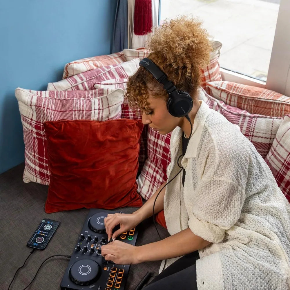 Pioneer DDJ-FLX2 Compact 2-Channel DJ Controller - Portable for Serato and Rekordbox