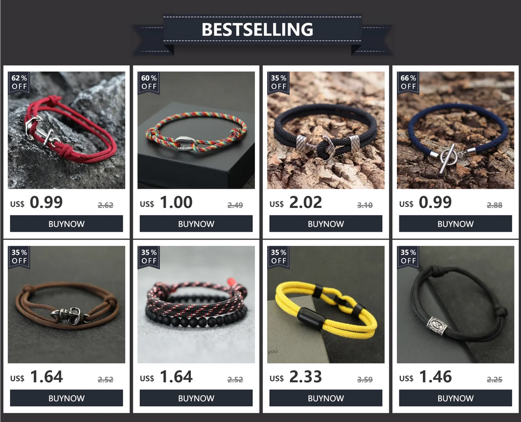Noter New Nautical Bracelet For Men Creative Black Magnet Buckle Rope Braslet Fabric Wrap Braclet Gifts For Him Pulsera Hombre