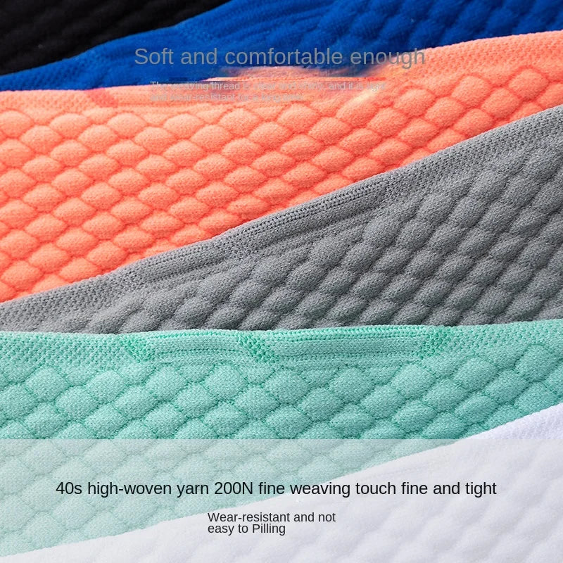 Sports socks, women's running tube, breathable yoga, skipping rope, quick drying short socks, anti odor and sweat absorbing for