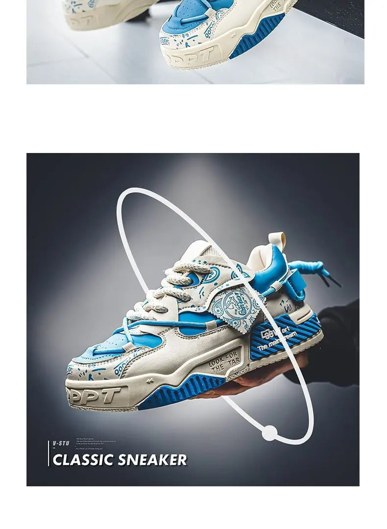 Men's Sneakers Trendy Skateboard Shoes Autumn New Casual Shoes Designer Platform Running Shoes for Men Tennis Zapatillas Hombre