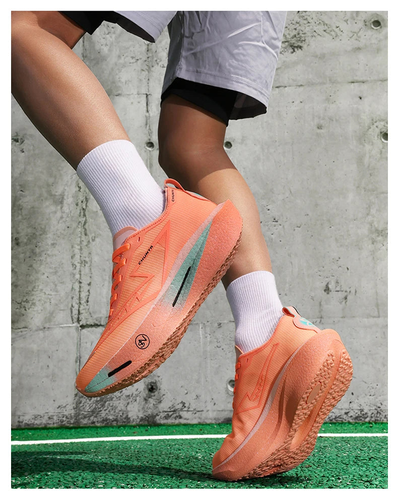 Running Shoes Carbon Board Speciality Marathon Men Sports Breathable Lightweight Women's Comfortable Nonskid Chunta Sneakers