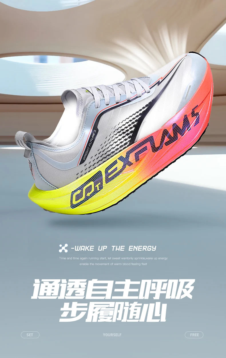 NEW Running Shoes Casual Carbon Board Marathon Men Sports Breathable Lightweight Women's Comfortable Athletic Antiship Sneakers