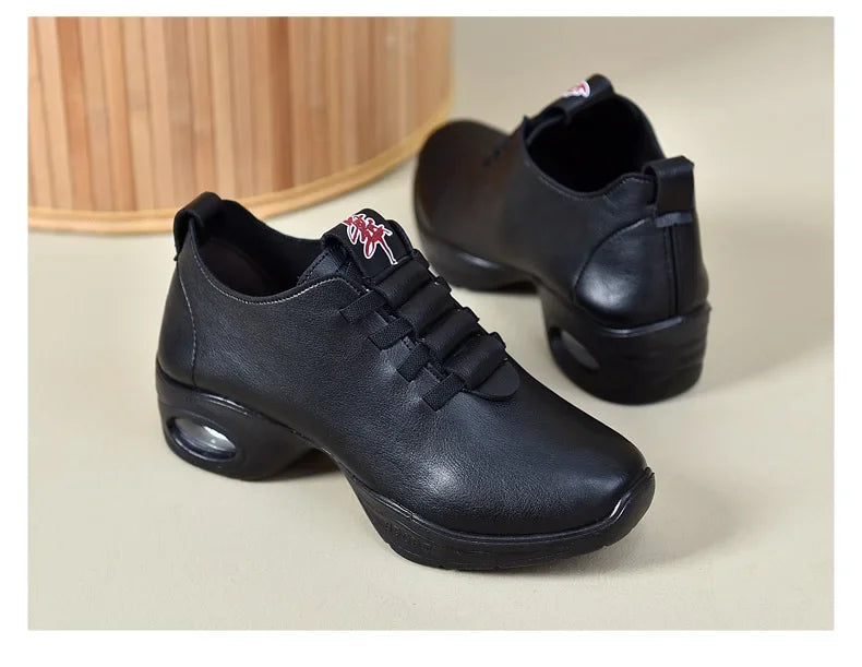 Dancing Shoes For Women Sports Feature Modern Dance Jazz Shoes Soft Outsole Breath Dance Shoes Female Waltz Sneakers